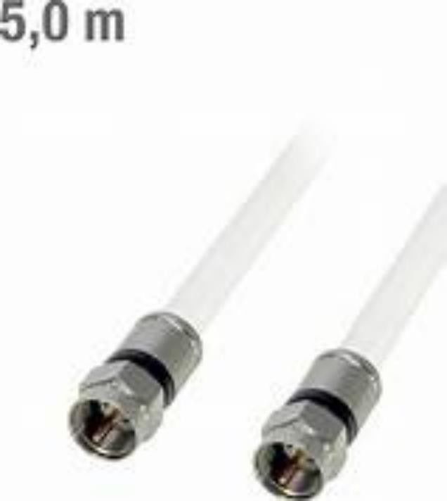 Cabos coaxial de alta tensão com impedância de 50 Ohms e material revestido de PVC para transmissão suave