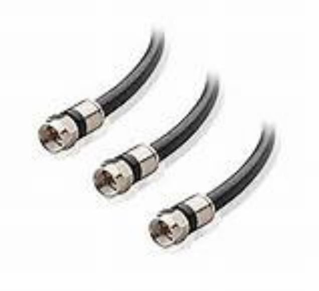 Faixa de frequência 0-3 GHz Cabo coaxial de alta tensão com impedância inferior a 30 Ohm e isolamento de polietileno