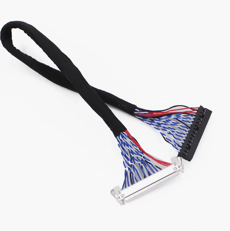 Voltagem nominal de 300 V Material do condutor de cobre preto Cabo LVDS para transmissão de dados de velocidade