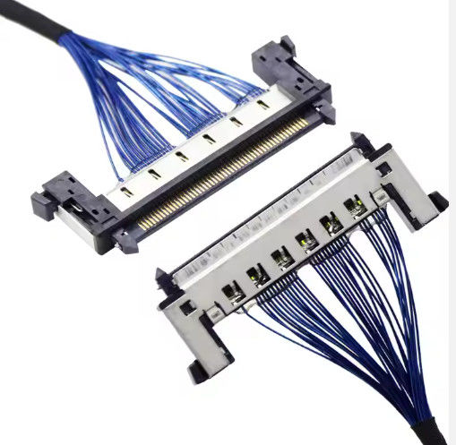Cabos LVDS de máquinas industriais AWG26-28 com revestimento de PVC e classificação de inflamabilidade UL VW-1 105.C