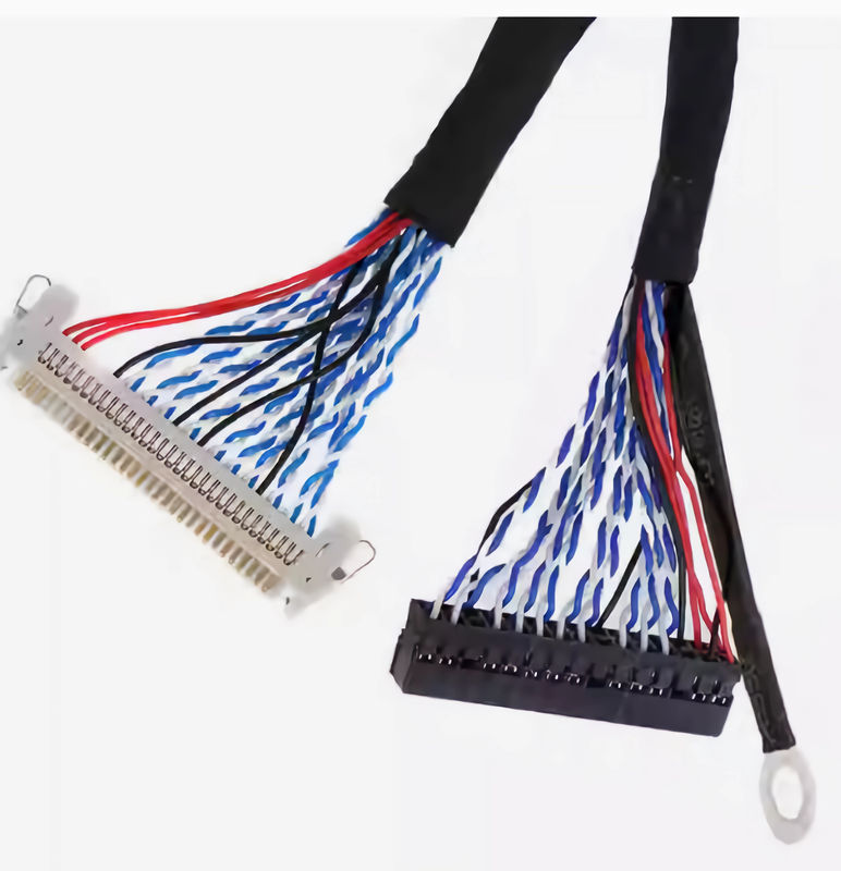 105C Cabo LVDS preto com calibre de fio AWG26-28 e inflamabilidade UL VW-1