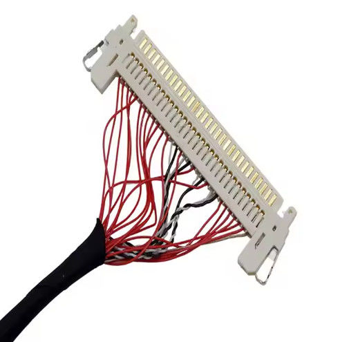 Arnês de fio elétrico de cor preta 2pin-16pin Terminal 600V personalizado
