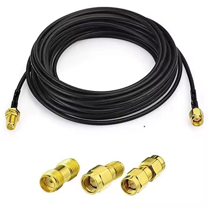 Cabos coaxial de alta tensão com isolamento de polietileno e temperatura nominal de -40°C a 80°C