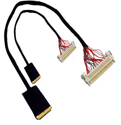 UL VW-1 Classificado 300V 30 Pin Connector LVDS Cabos Jacket com AWG26-28 Conductor de cobre e Classificação de inflamabilidade