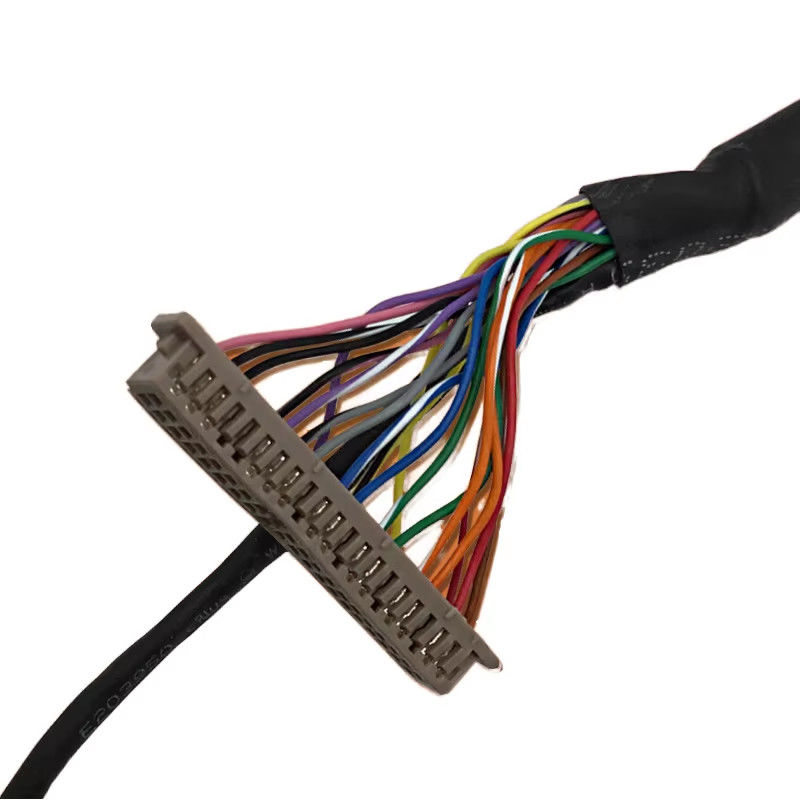 Conjunto de cabos LVDS confiável com compatibilidade de pitch fino, ideal para telas, câmeras e dispositivos incorporados