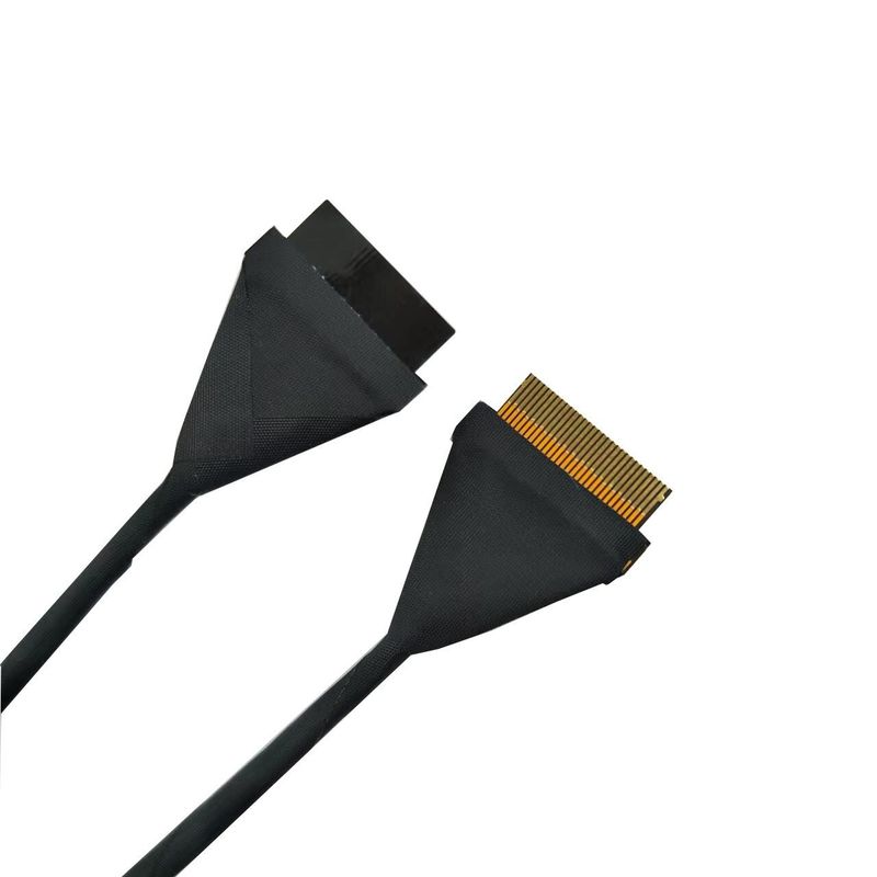 Design de cabo personalizado para sistemas LVDS compactos, com roteamento flexível e resistência EMI para uso industrial
