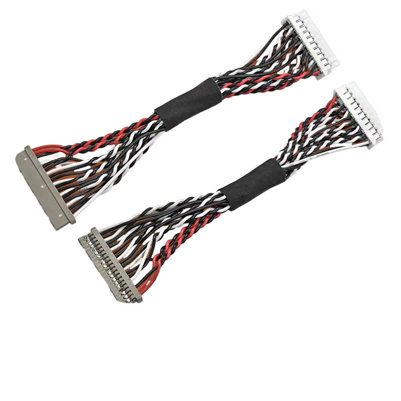 Conjunto de cabos LVDS confiável com compatibilidade de pitch fino, ideal para telas, câmeras e dispositivos incorporados