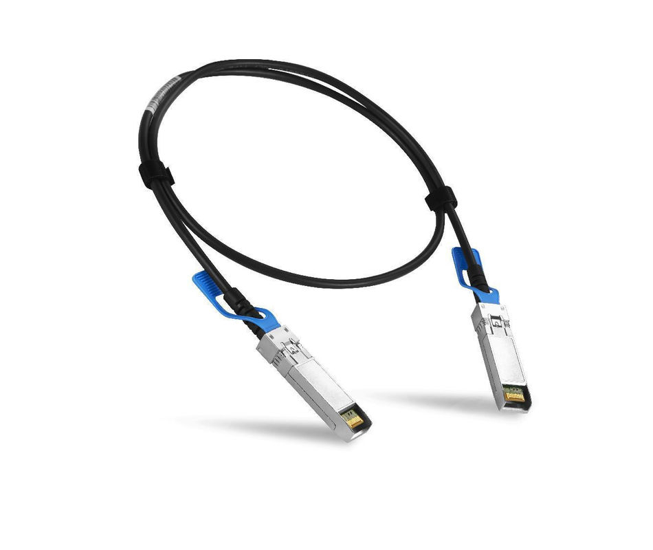 Montaria de cabo DAC de 200G QSFP-DD de alto desempenho Cable de cobre personalizado para conectividade de servidores HPC e Cloud