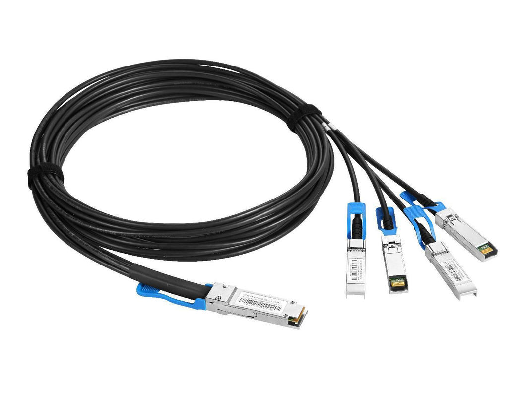 Montaria de cabo DAC de 200G QSFP-DD de alto desempenho Cable de cobre personalizado para conectividade de servidores HPC e Cloud