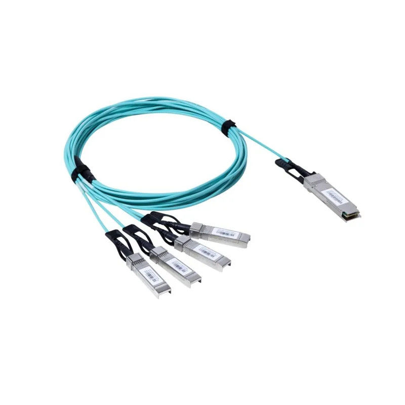Conjunto de Cabos Personalizados Ultra-Rápidos 200G QSFP-DD Copper DAC para Transmissão de Dados de Baixa Potência e Alta Densidade