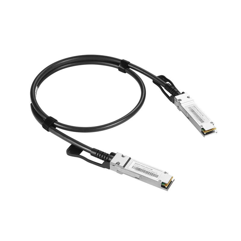Conjunto de Cabos de Conexão Direta 3M QSFP+ QSFP+ Cabo Transceptor 40G QSFP+ Cabo Twinax DAC Conector MPO para 5G POE Fibra WiFi 3G