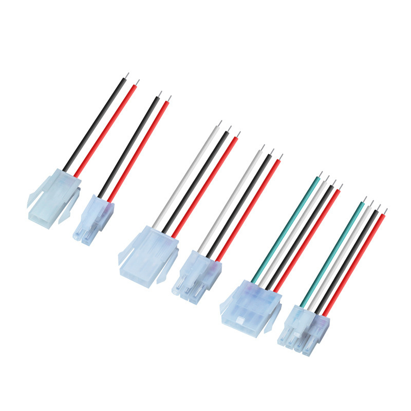 Arnês de fio terminal de suprimento a granel com conectores de comprimento personalizados, perfeito para sistemas de controle elétrico e máquinas, venda por atacado de fábrica e tempo de produção rápido