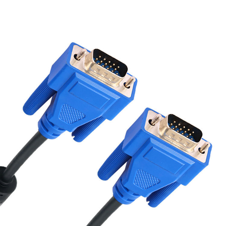 Equipamento de cabo VGA HD personalizado durável para conexão estável entre PC host, monitor e projetor