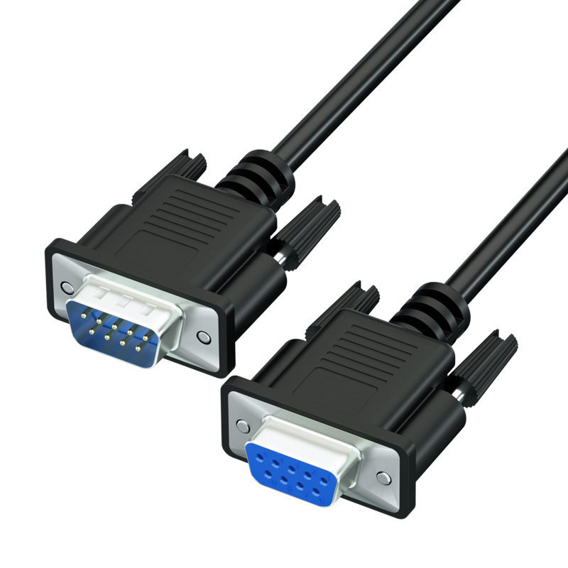 RS232 DB9 Interface Extension And Crossover Cable Assembly With Secure Signal Transfer desenvolvido por fabricantes profissionais de arneses de fio