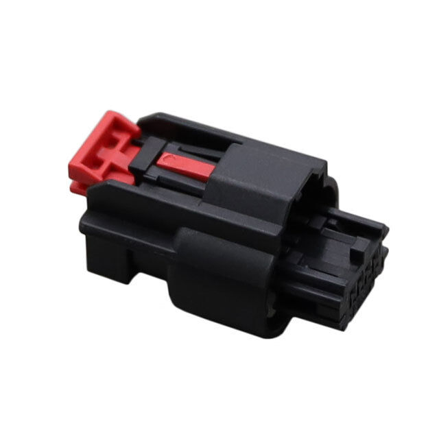 Molex 34967-4021 Conector de automóveis de 4 pinos preto com pinça de bloqueio vermelho, conector Molex original