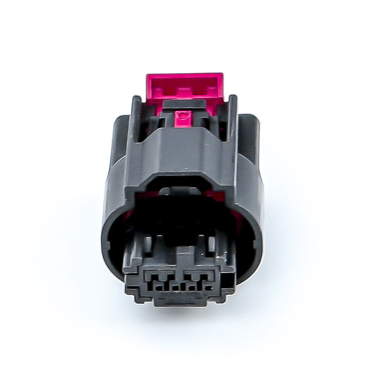 Molex 34967-4021 Conector de automóveis de 4 pinos preto com pinça de bloqueio vermelho, conector Molex original