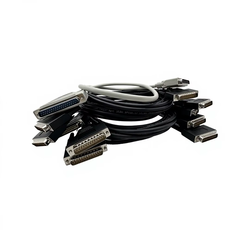 Cable personalizado Full Copper DB9 DB15 DB25 Cable 2x15 Pins Cable de conexão em série e paralela macho a macho para transferência de dados