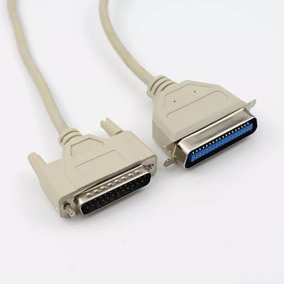 Cabos de comunicação DB25 macho para fêmea cabo de impressora paralelo de 25 pinos 4K 120 Hz