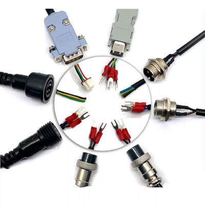 Cabo de extensão de plugue de aviação de chicote elétrico de 4 pinos 5M 12 V 24 V