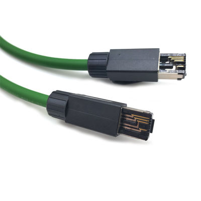 Servo cabo de rede industrial EtherCAT autocarro de alta flexibilidade duplo blindagem cadeia de arrasto cabo robô industrial PLC
