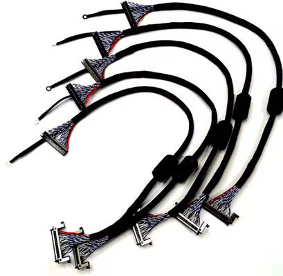 JAE LVDS Cable Supporting PET 100% Test LCD TV Cable para TV de 32 polegadas