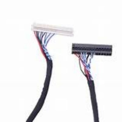Resistência dielétrica ≥ 1000 V/min LVDS Cable Black Classificação de inflamabilidade UL VW-1