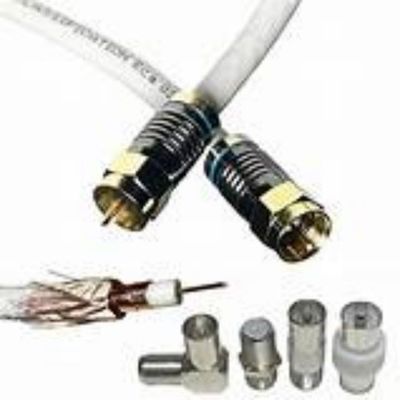 Comprimento do cabo 100 metros Cabo coaxial de alta tensão com impedância inferior a 30 Ohm e tensão 40KV