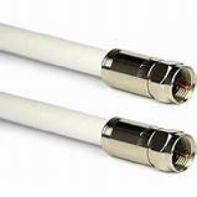 Cabo coaxial de transmissão de alta tensão com material de PVC 50 Ohms Impedância comprimento 100 metros