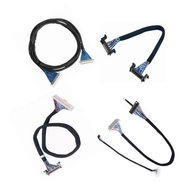 AWG26-28 Cabos em série LVDS com calibre de fio 105C de temperatura nominal com compatibilidade de exibição de baixa tensão