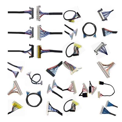 Fabricante de arneses de arame, montagem de cabo LVDS de condutor superior de cobre para transferência de dados de velocidade