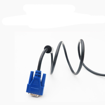 Fabricantes de chicotes de fios entregam montagem de cabo VGA HD personalizada para conexão de monitor e projetor de computador desktop