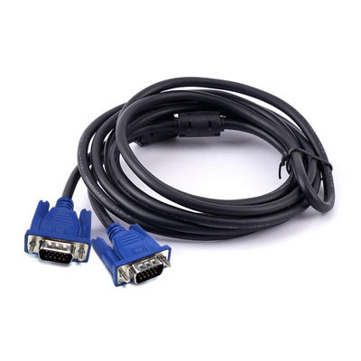 Chicote de Conexão VGA Projetado para Monitor de Computador, Projetor e Layout de Engenharia, Produção de Cabo Personalizado