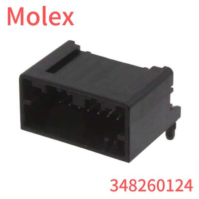 Molex 348260124 série conector de montagem de superfície em ângulo reto para uso industrial