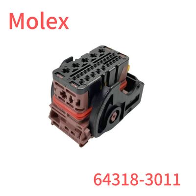 Molex 64318-3011 Conector de cabeçalho de montagem em superfície de ângulo reto autêntico de 2 posições