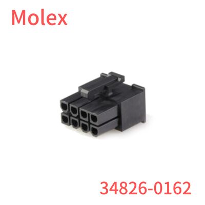 Molex 34826-0162 Conector de cabeçalho de montagem de superfície de ângulo reto de 2 posições autêntico