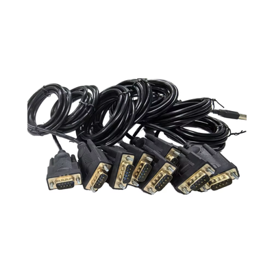 Cable personalizado Full Copper DB9 DB15 DB25 Cable 2x15 Pins Cable de conexão em série e paralela macho a macho para transferência de dados