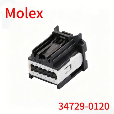 Molex 34729-0120 2.00mm Pitch Wire-to-Board Connector Housing, 7 circuitos, PBT branco
