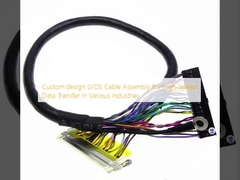 Conjunto de cabos LVDS de design personalizado para transferência de dados de alta velocidade em várias indústrias