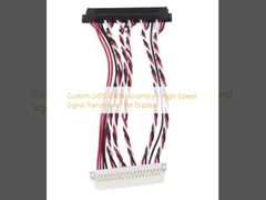 Conjunto de cabos LVDS personalizados Transmissão de sinal de alta velocidade para monitores