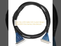 Cable LVDS de alta flexibilidade com design personalizado   OEM/ODM Wire Harness Manufacturer