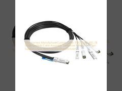 Fabricante de Chicotes de FiosCabo Personalizado 100G QSFP-40G 28 Conjunto de Cabo de Lambda Único Transceptor Com Suporte de 131nm 2km | Fabricantes de Chicotes de Fios de Fibra