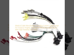 Fabricante de cabos médicos que oferece design de cabos personalizados para aplicações cirúrgicas, de imagem e monitoramento de pacientes, com alta flexibilidade e segurança