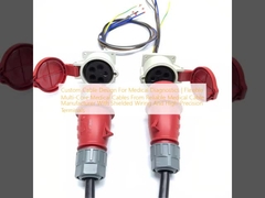 Desenho de cabo personalizado para diagnósticos médicos. Cabos médicos flexíveis multi-núcleo de fabricantes de cabos médicos confiáveis com fiação blindada e terminais de alta precisão.